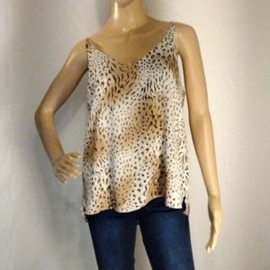 Shinestar Cheetah Print Tank Top